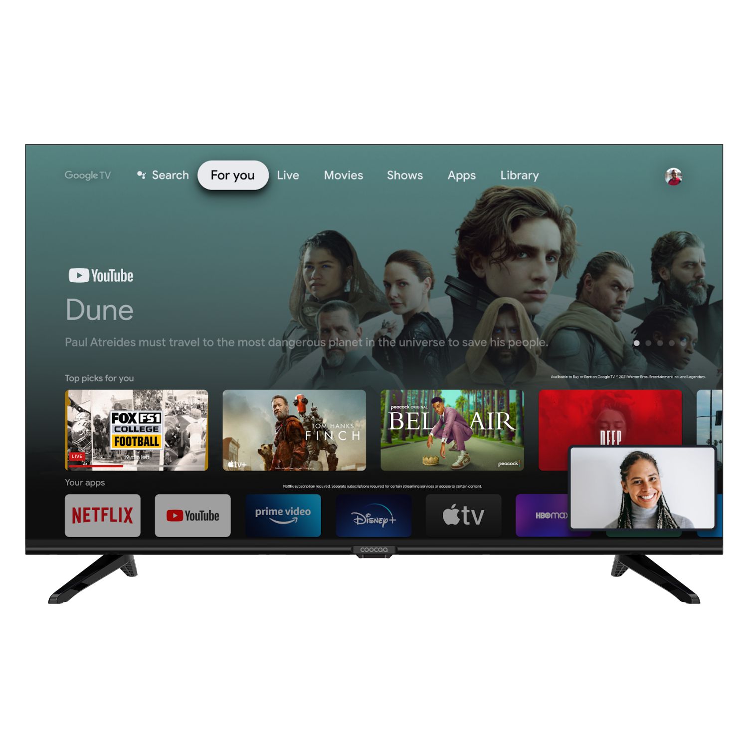 Google Tivi Coocaa HD 32 Inch - 32Z72