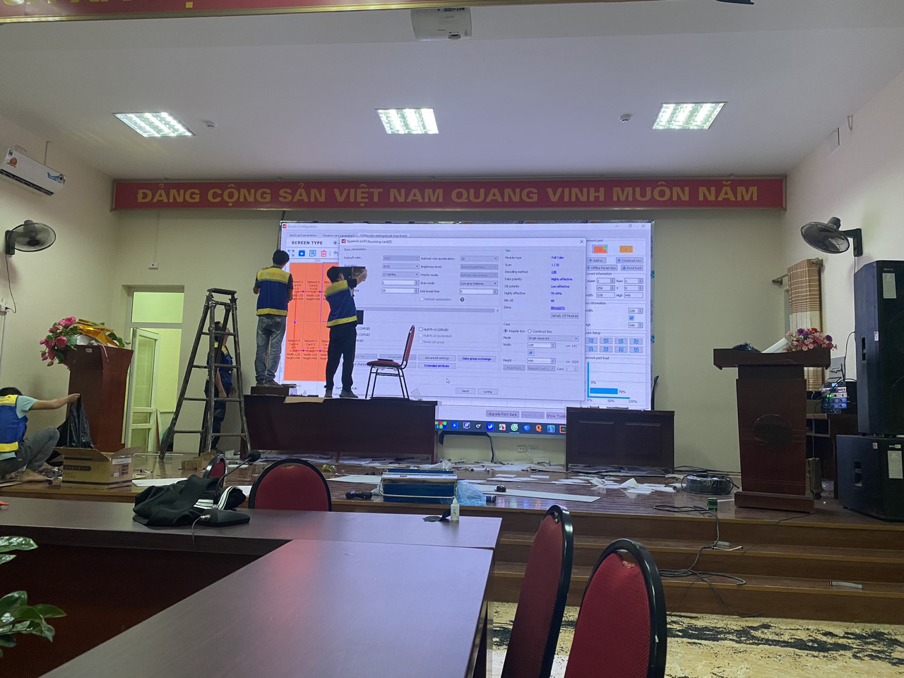 Thi công màn hình led miền Nam